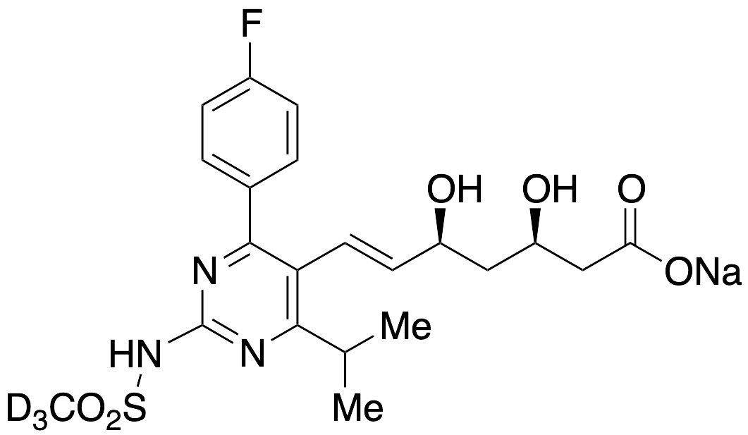 N-Desmethyl Rosuvastatin-d3 Sodium Salt - image 1