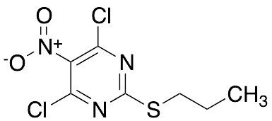 4,6-Dichloro-5-nitro-2-(propylthio)pyrimidine - image 1