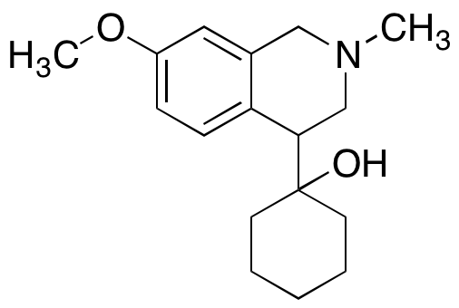 1-(1,2,3,4-Tetrahydro-7-methoxy-2-methyl-4-isoquinolinyl)-cyclohexanol - image 1