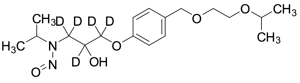 N-Nitroso Bisoprolol-D₅ - image 1
