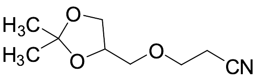 3-[(2,2-Dimethyl-1,3-dioxolan-4-yl)methoxy]propanenitrile - image 1