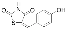 (5E)-5-(4-Hydroxybenzylidene)-1,3-thiazolidine-2,4-dione - image 1