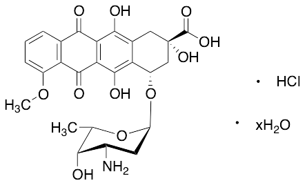 8-Desacetyl-8-carboxy Daunorubicin Hydrochloride Hydrate - image 1