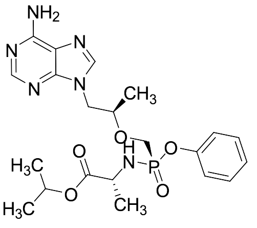 D-Alanine N-[(S)-[[(1R)-2-(6-Aamino-9Hpurin-9-yl)-1-methylethoxy]methyl]phenoxyphosphinyl]-1-methylethyl Ester - image 1