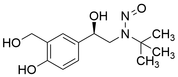 (R)-N-(tert-Butyl)-N-(2-hydroxy-2-(4-hydroxy-3-(hydroxymethyl)phenyl)ethyl)nitrous amide - image 1