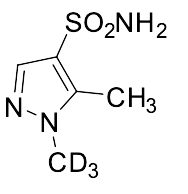 1,5-Dimethyl-1H-pyrazole-4-sulfonamide-D3 - image 1
