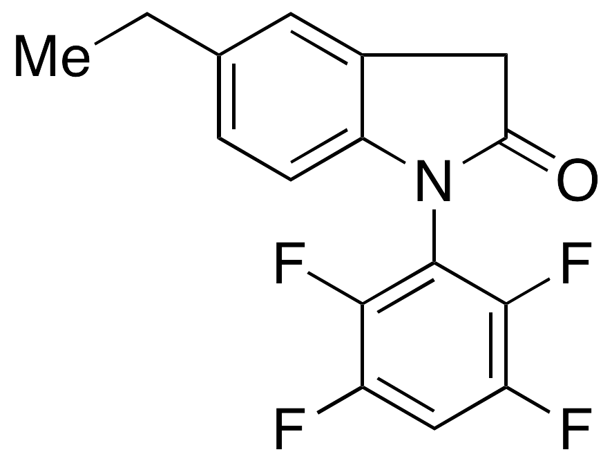5-Ethyl-1,3-dihydro-1-(2,3,5,6-tetrafluorophenyl)-2H-indol-2-one - image 1