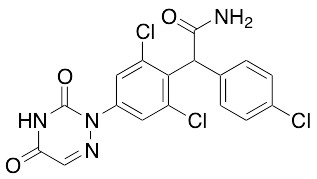 2,6-Dichloro-Alpha-(4-chlorophenyl)-4-(4,5-dihydro-3,5-dioxo-1,2,4-triazin-2(3H)-yl)benzeneacetamide - image 1