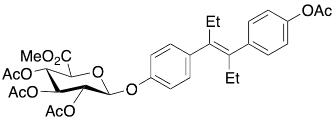 Acetyldiethylstilbestrol 2,3,4-Tri-O-acetyl-Beta-D-glucuronide Methyl Ester - image 1
