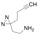 3-(3-Butyn-1-yl)-3H-diazirine-3-ethanamine - image 1