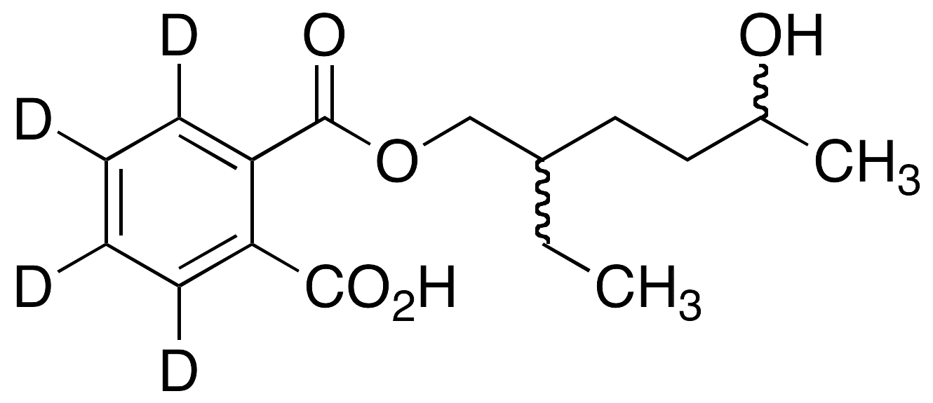 Mono(2-ethyl-5-hydroxyhexyl) Phthalate-d4 (Mixture of Diastereomers) - image 1