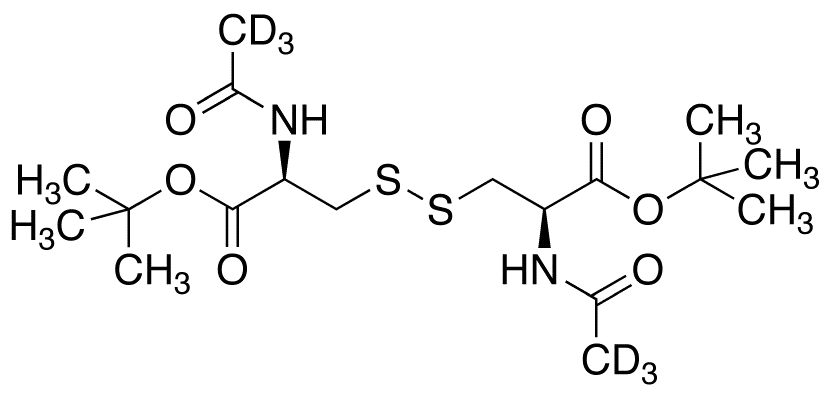 N,N’-Diacetyl-L-cystine Bis(tert-Butyl) Diester-D6 - image 1