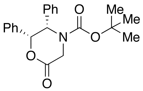 (2R,3S)-6-Oxo-2,3-diphenyl-4-morpholinecarboxylic Acid tert-Butyl Ester - image 1