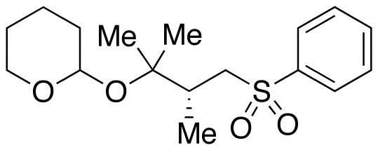 Tetrahydro-2-[(2R)-1,1,2-trimethyl-3-(phenylsulfonyl)propoxy]-2H-pyran - image 1