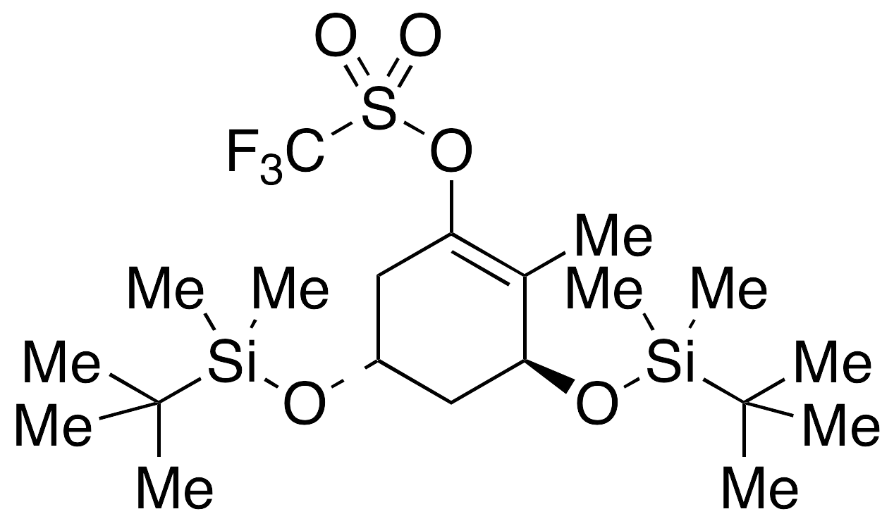 (3S,5S)-3,5-Bis(tert-butyldimethylsilyloxy)-2-methyl-1-cyclohexen-1-ol 1-Trifluoromethanesulfonate - image 1