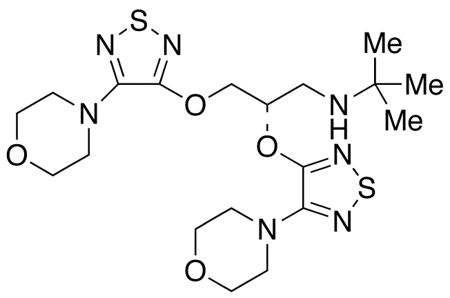 2-[4-(4-Morpholinyl)-1,2,5-thiadiazol-3-yl] (S)-(-)-Timolol Ether - image 1