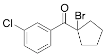 (1-Bromocyclopentyl)(3-chlorophenyl)methanone - image 1