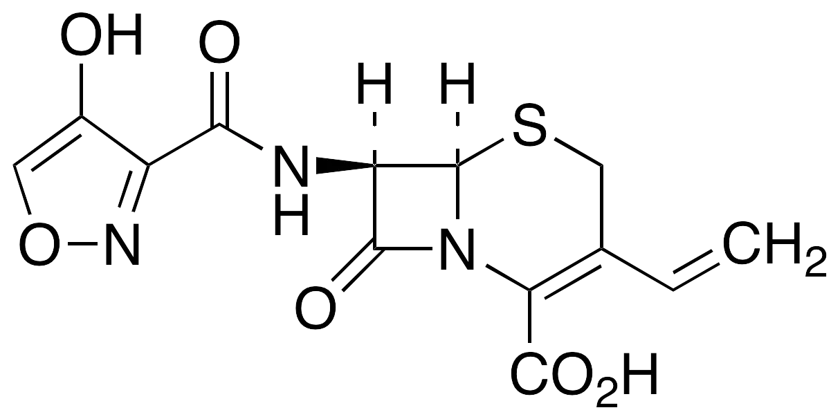 (6R,7R)-7-(4-Hydroxyisoxazole-3-carboxamido)-8-oxo-3-vinyl-5-thia-1-azabicyclo[4.2.0]oct-2-ene-2-car - image 1