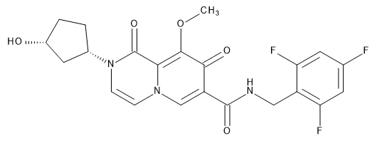 2-[(1S,3R)-3-Hydroxycyclopentyl]-9-methoxy-1,8-dioxo-N-[(2,4,6-trifluorophenyl)methyl]pyrido[1,2-a]pyrazine-7-carboxamide - image 1