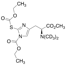 N(Im)-Ethoxycarbonyl-S-ethoxycarbonyl N-Desmethyl L-Ergothioneine-d6 Methyl Ester - image 1