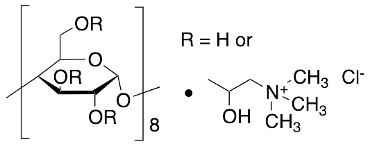 (2-Hydroxy-3-N,N,N-trimethylamino)propyl-Gamma-cyclodextrin Chloride - image 1