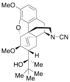 (AlphaS,5Alpha,7Alpha)-4,5-Epoxy-7-(1-hydroxy-1,2,2-trimethylpropyl)-3,6-dimethoxy-6,14-ethenomorphinan-17-carbonitrile - image 1