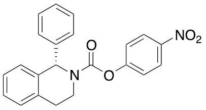 (S)-4-Nitrophenyl 1-Phenyl-3,4-dihydroisoquinoline-2(1H)-carboxylate - image 1