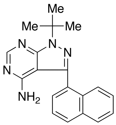 4-Amino-1-tert-butyl-3-(1’-naphthyl)pyrazolo[3,4-d]pyrimidine - image 1