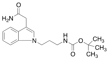 N-[3-[3-(2-Amino-2-oxoethyl)-1H-indol-1-yl]propyl]-carbamic Acid 1,1-Dimethylethyl Ester - image 1