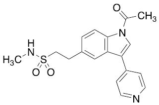 2-(1-Acetyl-3-(pyridin-4-yl)-1H-indol-5-yl)-N-methylethanesulfonamide - image 1