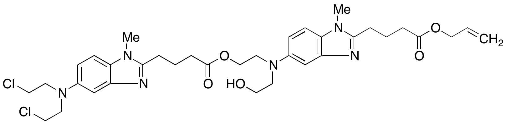 Bendamustine Dimer Deschloro 2’-Allyl Ester - image 1
