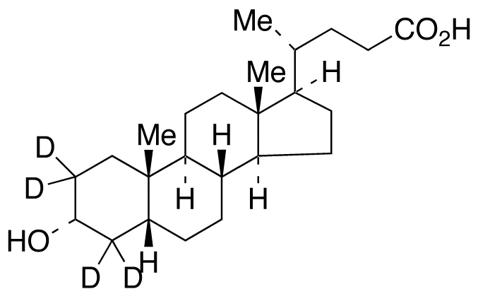 Lithocholic Acid-d4 - image 1