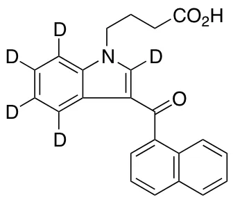 JWH-073 (Indole-d5) Butanoic Acid - image 1
