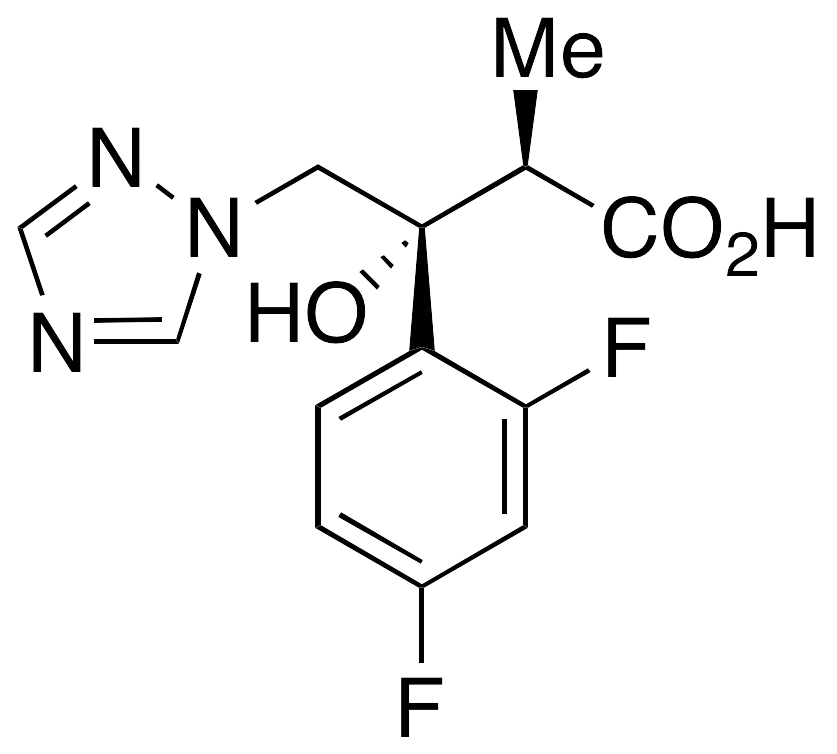 (AlphaR,BetaR)-Beta-(2,4-Difluorophenyl)-Beta-hydroxy-Alpha-methyl-1H-1,2,4-triazole-1-butanoic Acid - image 1