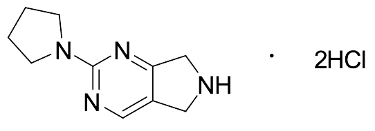 6,7-Dihydro-2-(1-pyrrolidinyl)-5H-pyrrolo[3,4-d]pyrimidine Dihydrochloride; - image 1