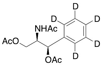 N-[(1R,2R)-2-(Acetyloxy)-1-[(acetyloxy)methyl]-2-phenylethyl]acetamide-d5 - image 1