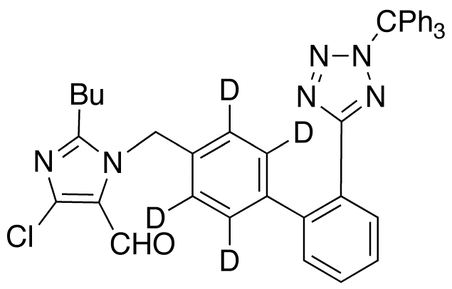 N-Trityl Losartan-d4 Carboxaldehyde - image 1