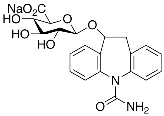 10,11-Dihydro-10-hydroxy Carbamazepine O-Beta-D-Glucuronide Sodium Salt(Mixture of Diastereomers) - image 1
