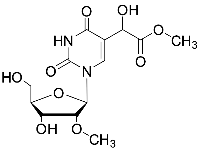 5-(Carboxyhydroxymethyl)-2’-O-methyluridine Methyl Ester - image 1