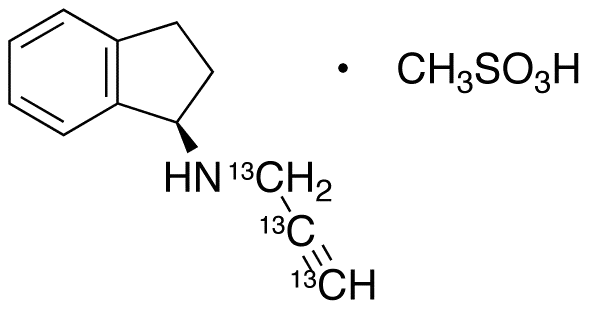 Rasagiline-13C3 Mesylate - image 1