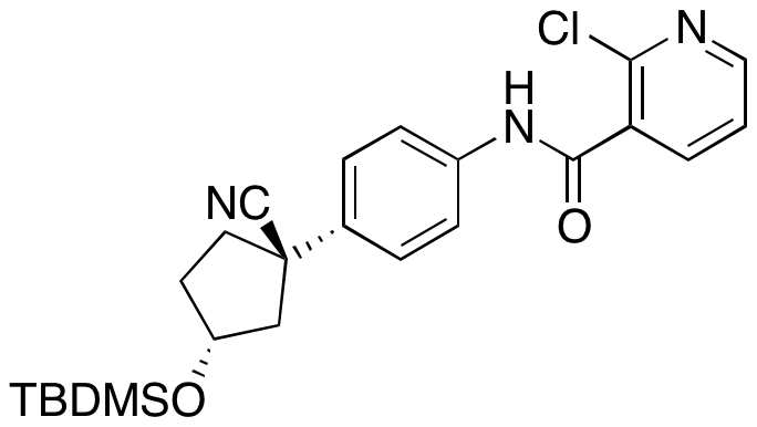 N-(4-((1R,3R)-3-((tert-Butyldimethylsilyl)oxy)-1-cyanocyclopentyl)phenyl)-2-chloronicotinamide - image 1