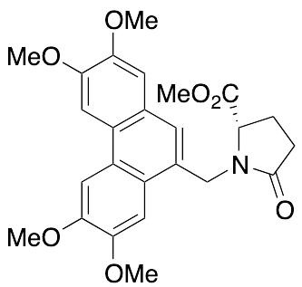 5-Oxo-1-[(2,3,6,7-tetramethoxy-9-phenanthrenyl)methyl]-L-proline Methyl Ester - image 1