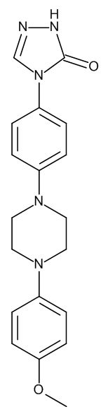 4-{[4-(4-Methyloxyphenyl)-piperazin-1-yl]-phenyl}-2,4-dihydro-[1,2,4]-triazol-3-one - image 1