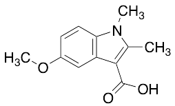 5-Methoxy-1,2-dimethyl-1H-indole-3-carboxylic Acid - image 1