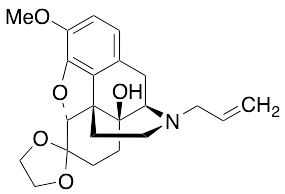 (5Alpha)-4,5-Epoxy-14-hydroxy-3-methoxy-17-(2-propen-1-yl)-morphinan-6-one Cyclic 1,2-Ethanediyl Acetal - image 1