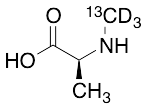 N-Methyl-L-alanine-13CD3 - image 1
