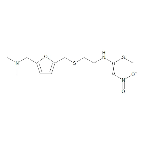 N,N-Dimethyl-5-[[[2-[[1-(methylthio)-2-nitroethenyl]amino]ethyl]thio]methyl]-2-furanmethanamine - image 1