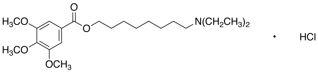 3,4,5-Trimethoxybenzoic Acid 8-(Diethylamino)octyl Ester, Hydrochloride - image 1