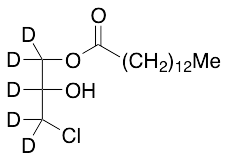 rac 1-Myristoyl-3-chloropropanediol-D5 - image 1