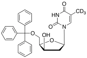 5’-O-Trityl-3’-Beta-hydroxythymidine-d3 - image 1